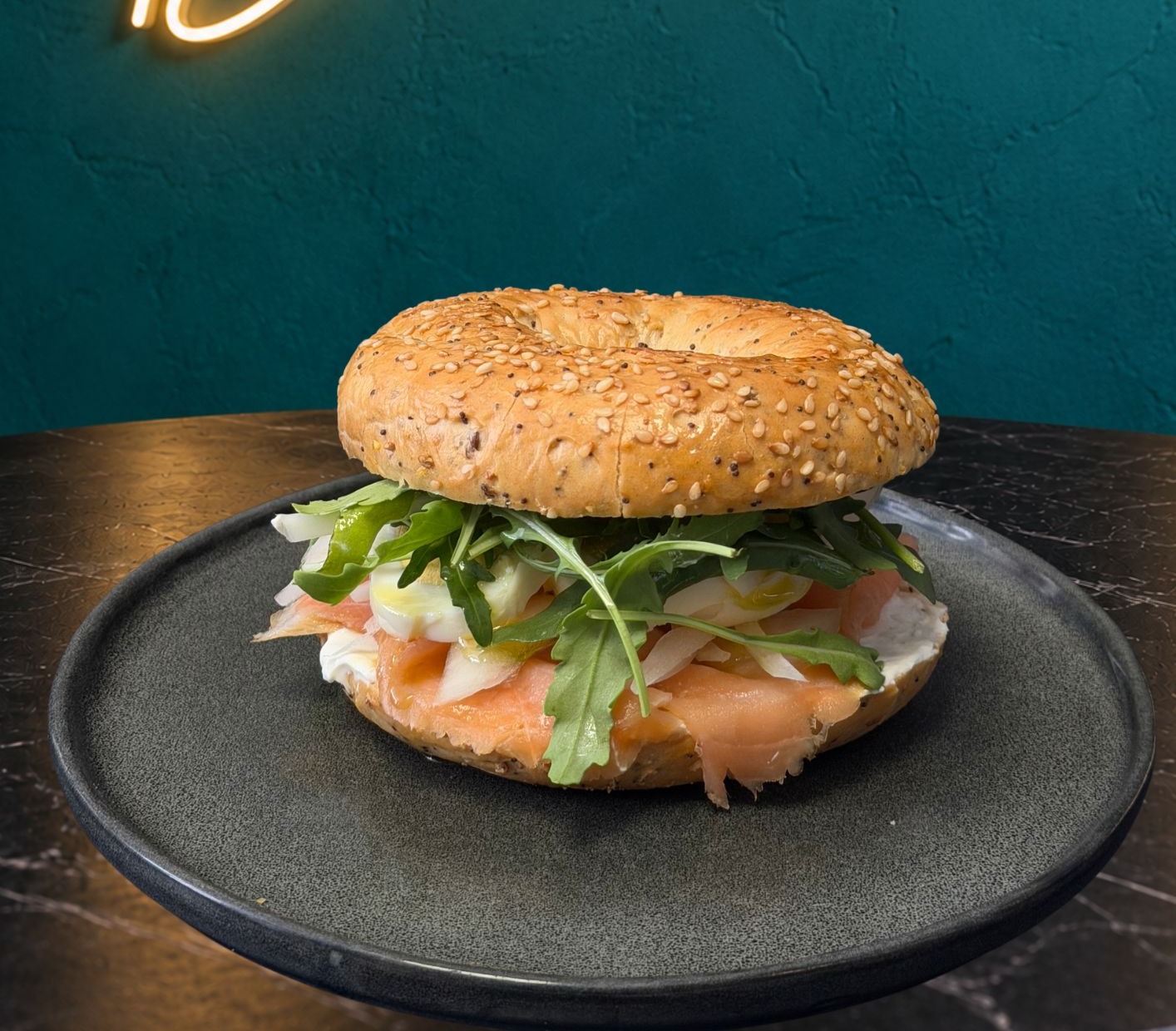 Bagel de Salmón